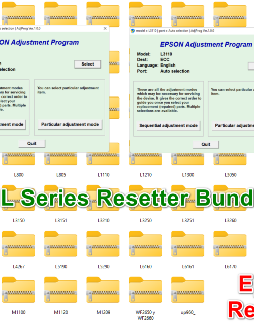 Epson L Series Resetter Bundle Pack